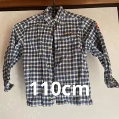 ミキハウスmikiHOUSE シャツ　綿100% 110cm