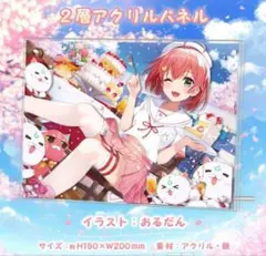 ホロライブ 誕生日記念2023 2層アクリルパネル さくらみこ