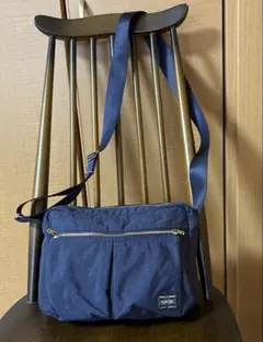 未使用級】PORTER ポーター シングス メッセンジャーバッグ ネイビー