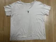 ビアズリー クリームソーダ刺繍 半袖Tシャツ グレージュのサムネイル