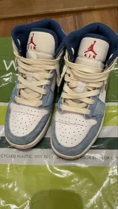 Air Jordan ハイカットスニーカー ブルー/ホワイト