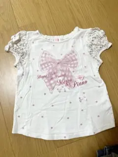 メゾピアノ　レースTシャツ