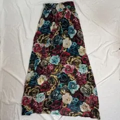 【フォロー割あり】 y2k レトロ ガーリー花柄リゾートワンピース