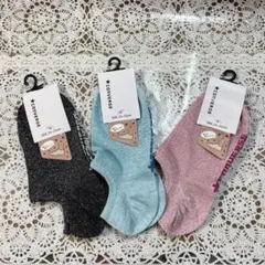 【新品未使用】コンバース　レディース靴下 ソックス　3足セット