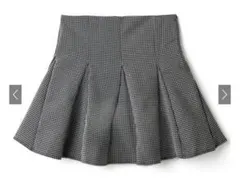 チェック柄フレアミニスカート[ac2115]
