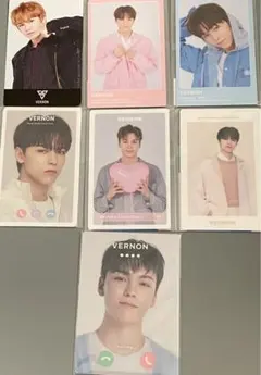 SEVENTEEN セブチ バーノン トレカセット もしもしカードセット