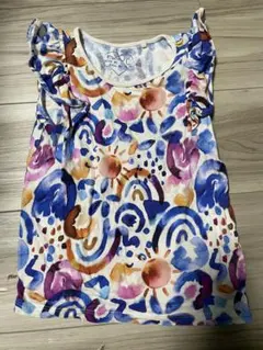 next 3-4歳 フリル付きタンクトップ