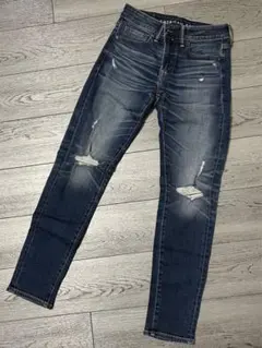 【未使用】アメリカンイーグル　ダメージジーンズ　スキニーパンツ28/30