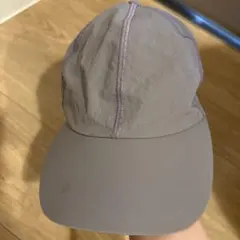 lululemon グレーパープル　スポーティキャップ　撥水　軽量