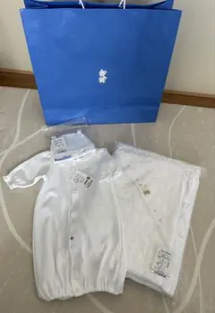 【新品】familiar退院着 お宮参り帽子おくるみツーウェイオール 3点セット