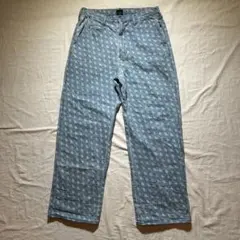 Y2K GU kappa コラボ　モノグラム　ロゴ　ワイド　デニムのサムネイル