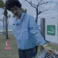 ☆K-WAY☆ナイロンジャケット Remake1975☆Lサイズ☆水色☆上杉柊平