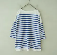 オーシバル　バスクボーダーTシャツ