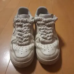 Nike Air Force 1 ロープカスタム　コーヒー染め ブラウン