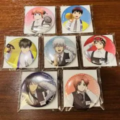 コンプリート　ヤマダ電機　銀魂　缶バッジ　YAMADA 限定　購入特典　7個①