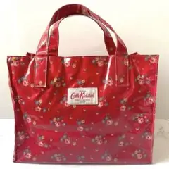 【Cath Kidston】キャスキッドソン　ハンドバッグ　花柄　赤