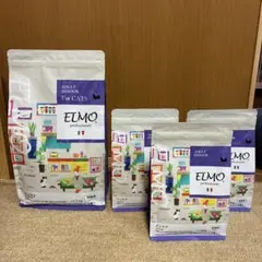 ELMO キャットフード インドア 成猫用 2kg×2袋 400g - メルカリ