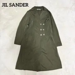 ジル サンダー】ウールカシミヤ ロングコート チェスターコート グレー
