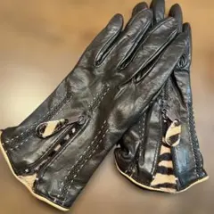 新品！未使用！レザー手袋 イタリア製