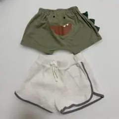 ベビー用ショートパンツ2点セット