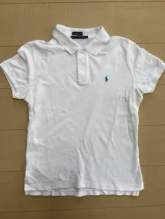 RALPH LAUREN SKINNY POLO 半袖ポロシャツ ホワイト L