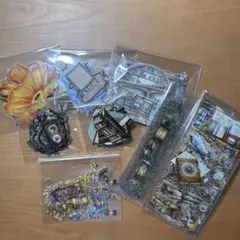 コラージュ素材 まとめ売り シール 紙物のサムネイル