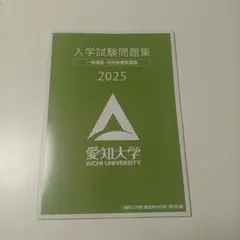 愛知大学 2025年公募制推薦入試 試験問題集 公募推薦 総合型選抜　 過去問