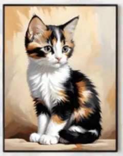 ✨秀麗品✨】 ポジティブな猫のポップアート 絵画 大きいサイズ - メルカリ