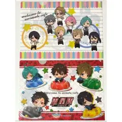 あんさんぶるスターズ　アニメイトカフェ　クリアファイル　2枚セット
