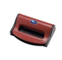 値下げ！スバルシートベルトストッパー2個セット（レッド）