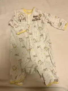 PEANUTS スヌーピー　キャラクター柄　ロンパース 70㎝