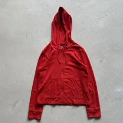 00s a.p.c red zip hoodie ジップパーカー 赤 短丈のサムネイル