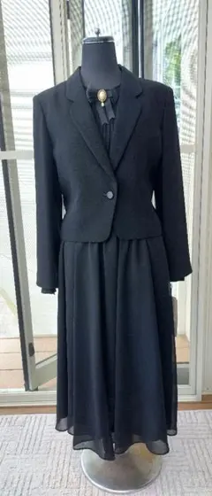 レディース　レトロ　フォーマル　ワンピースジャケットセット　日本製　難あり