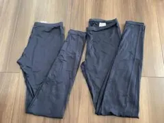 最終お値下げ！HEATTECH レギンス 10分丈 2枚セット Sサイズ