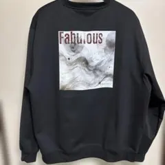 Fabulous グラフィック スウェット 黒　Stating Over M