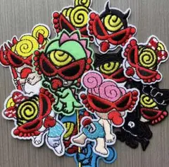 キャラクター刺繍ワッペン 10個セット「匿名配送」