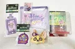 ズートピア　10周年 ハッピーくじ　フィニック　おまとめ　特典カード　フィギュア