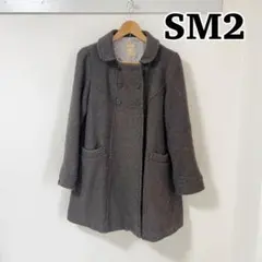 samansa MOS2 SM2 サマンサモスモス　ウール混 ツイードコート