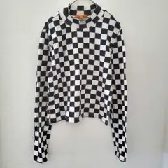 長袖 Tシャツ カットソー トップス チェック柄【XS】VANS