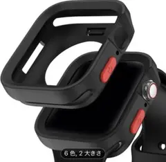 Apple Watch シリコンTPU フルカバー　ケース　ブラック