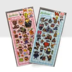 ☆ズートピア ボンボンシール キャラクターシール2枚セット☆
