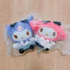 【最終値下げ】マイメロディ クロミ ブラックインフラワードレス BIGぬいぐるみ