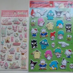 本日メルカリ便発送♥サンリオキャラクター♥ぷくっとシール&ペタペタシール