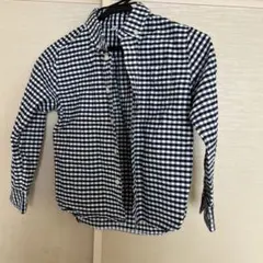 無印良品　チェック柄 長袖シャツ サイズ130