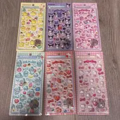 サンリオ　3Dキャラクターステッカーセット 6シート