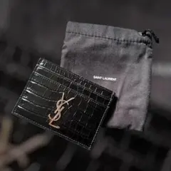 SAINT LAURENT ブラック カードケース