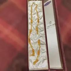 本べっこうネックレス 約45cm 専用ケース付き