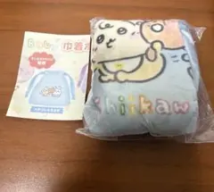 Chiikawa Baby 巾着ポーチ ハチワレ＆うさぎ ブルー　ガチャ