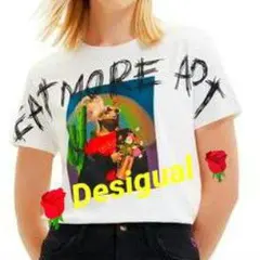 ♥Desigual♥新品未使用 EAT MORE ART グラフィックTシャツのサムネイル