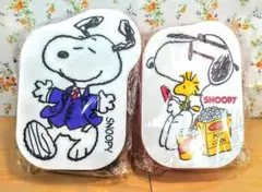 未使用非売品[ランチボックス2個]AOKI/PEANUTスヌーピー弁当箱